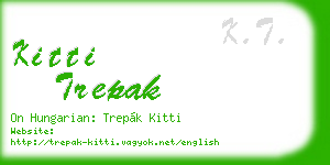 kitti trepak business card